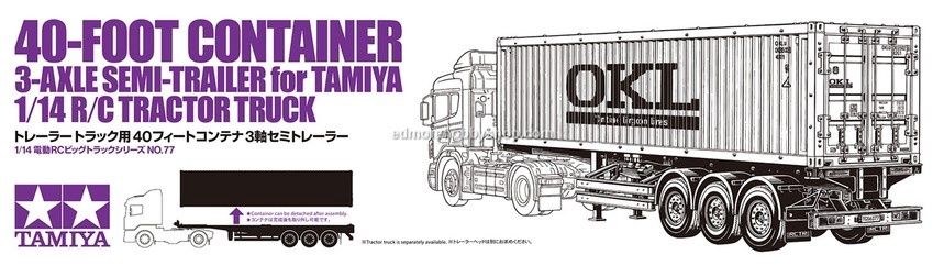 Container 3-Axel Trailer 40FOOT