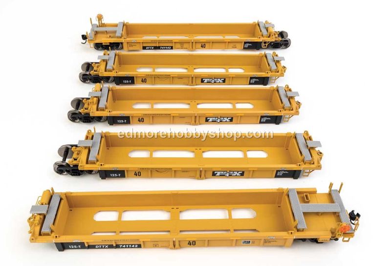 Thrall 5-Unit Rebuilt 40' Well Car - Ready to Run #741142