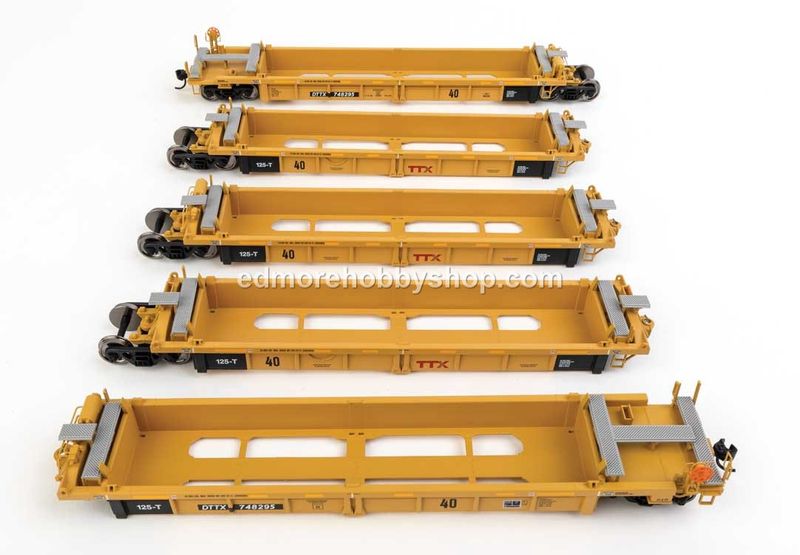 Thrall 5-Unit Rebuilt 40' Well Car - Ready to Run #748295