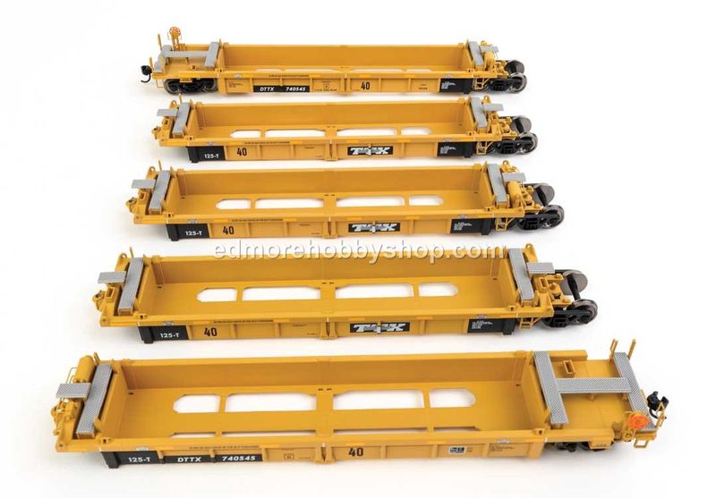 Thrall 5-Unit Rebuilt 40' Well Car - Ready to Run #740545