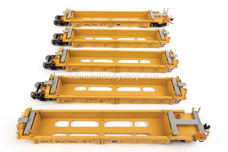 Thrall 5-Unit Rebuilt 40' Well Car #1053