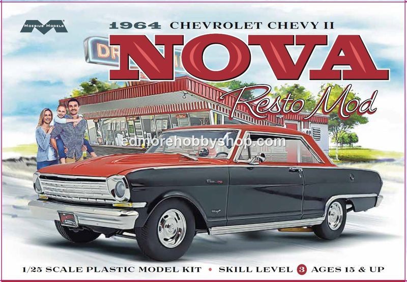MOE2321 1/25 1964 Chevrolet Nova II Retro Mod