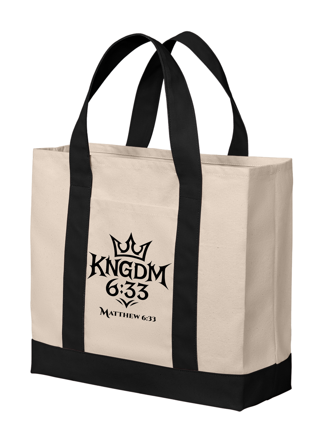 Cotton Canvas Bible Study Bag