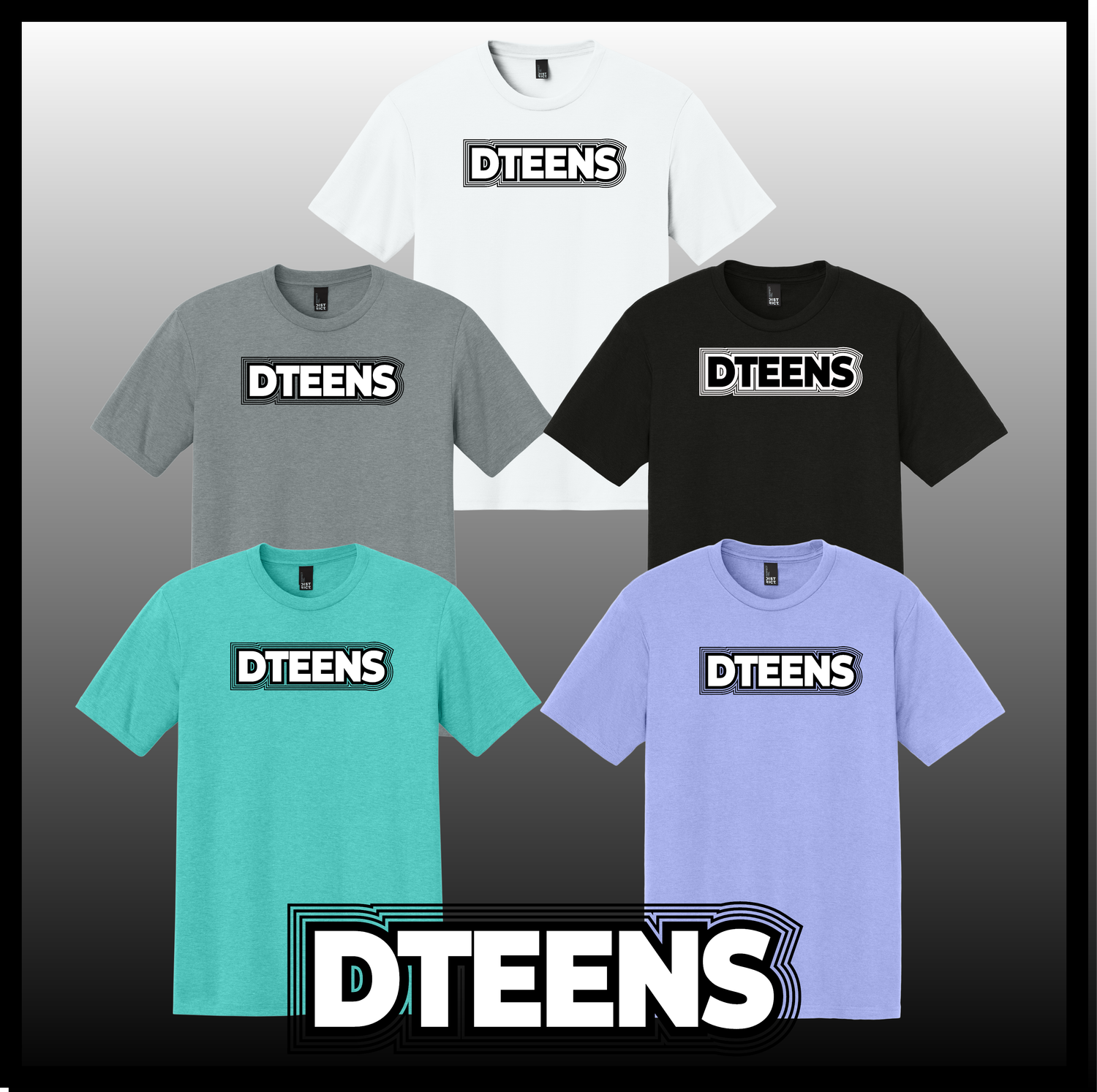 DTEENS OUTLINE  Tri-Blend T-Shirt