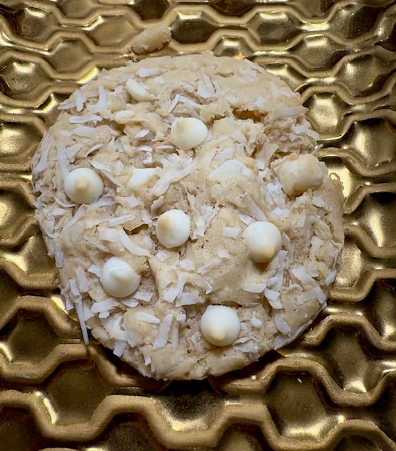 Hawaiian Coconut White Chocolate Chip Cookie