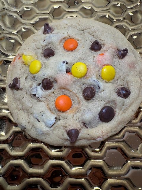 Reese's Pieces Chocolate Chip With Delicious Nutella Filling Cookie