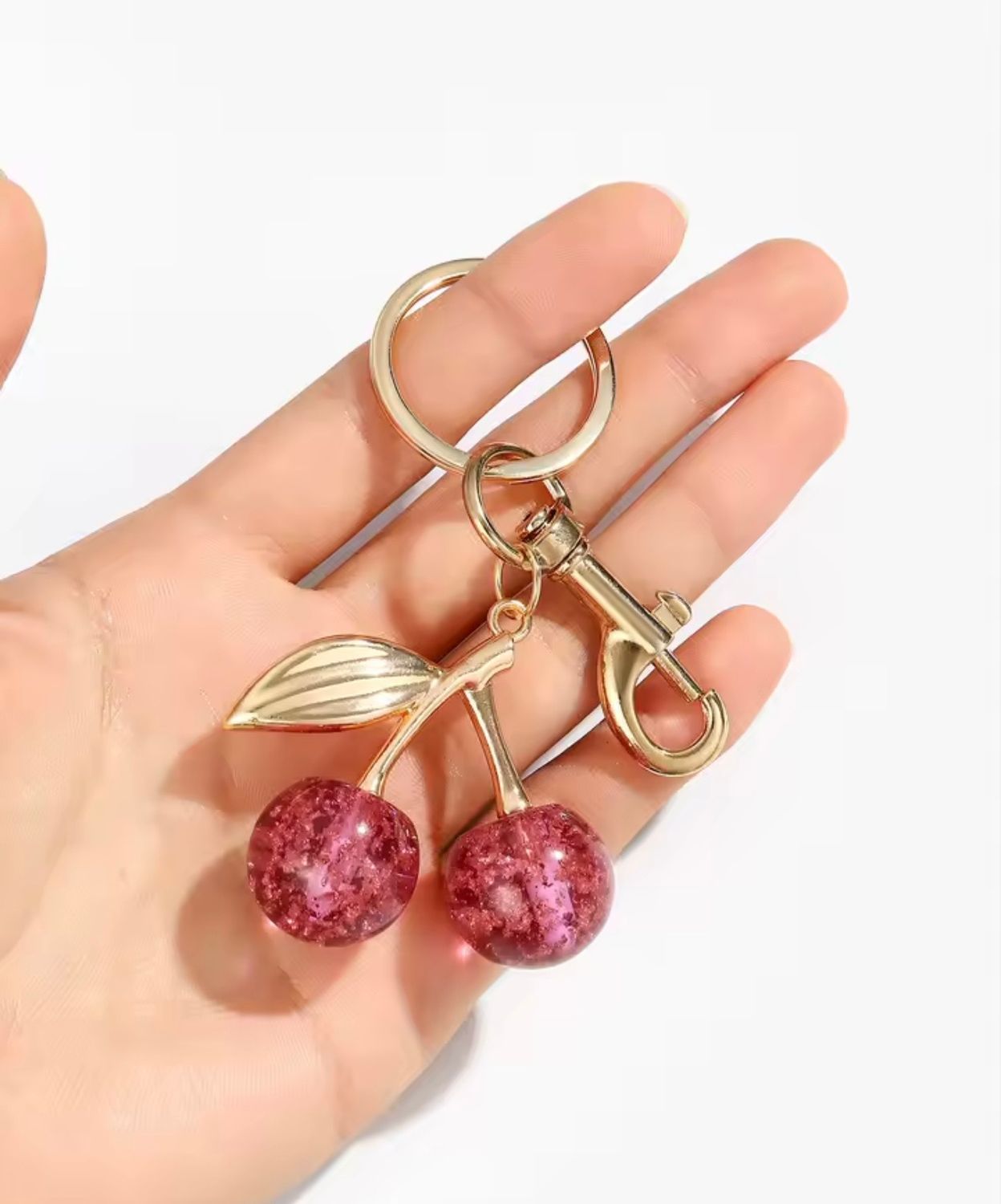 Cherry Bag Charm