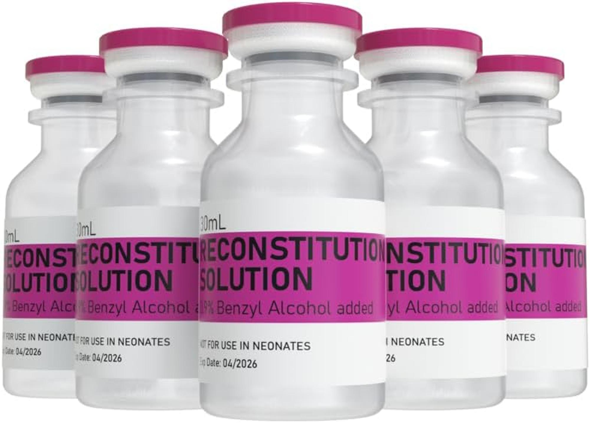 30ml Bacteriostatic Water for Injection (5 Pack)