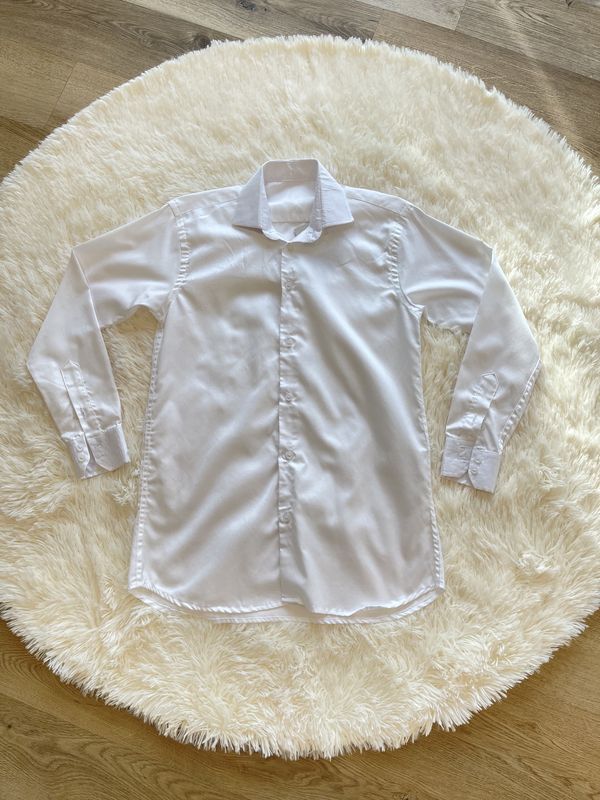 White Button Up Dress Shirt