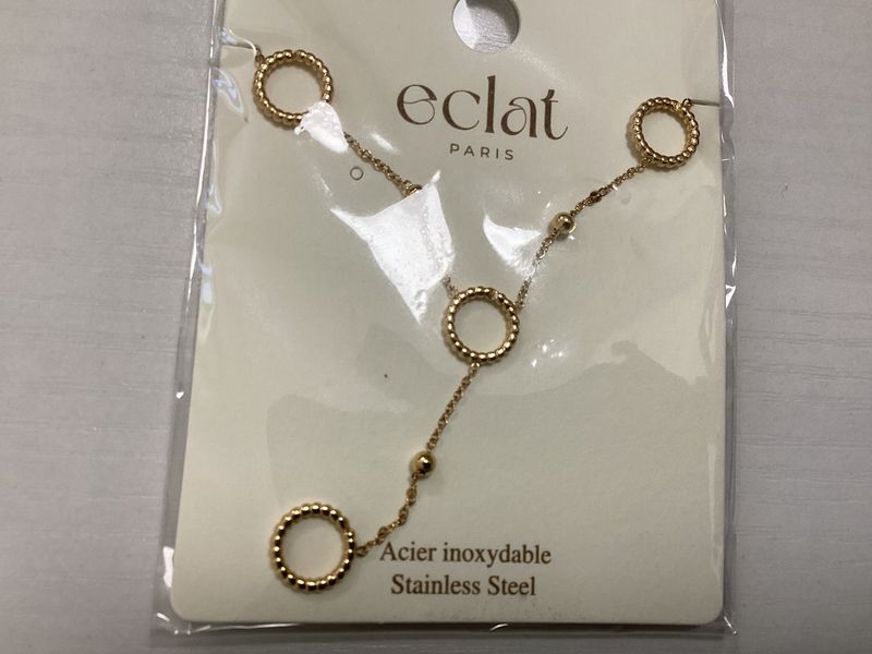 Gold Mini circles pendant necklace