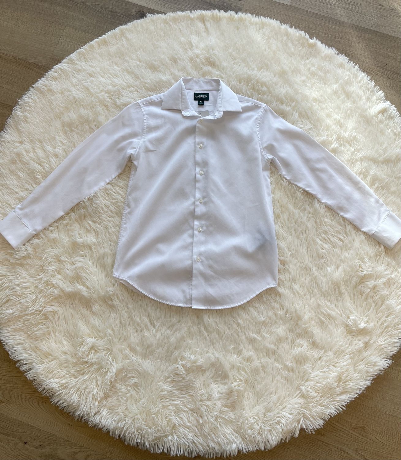 Boys RL White Button Up
