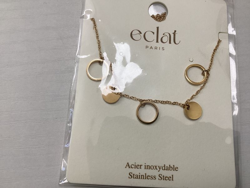 Multi small discs necklace