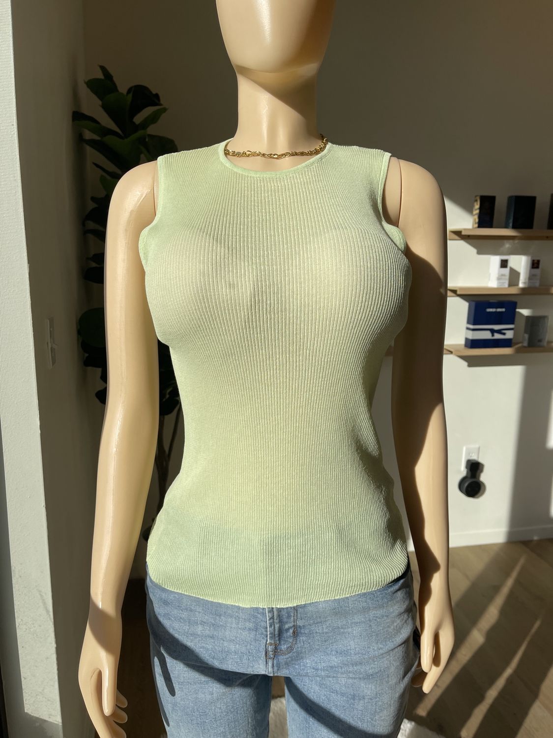 sleeveless see through