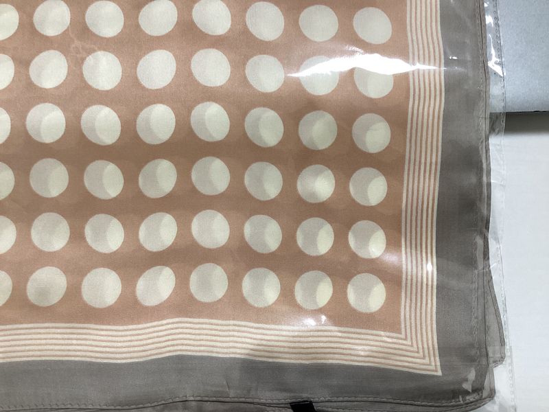 Faded Polka Dot Print Scarf