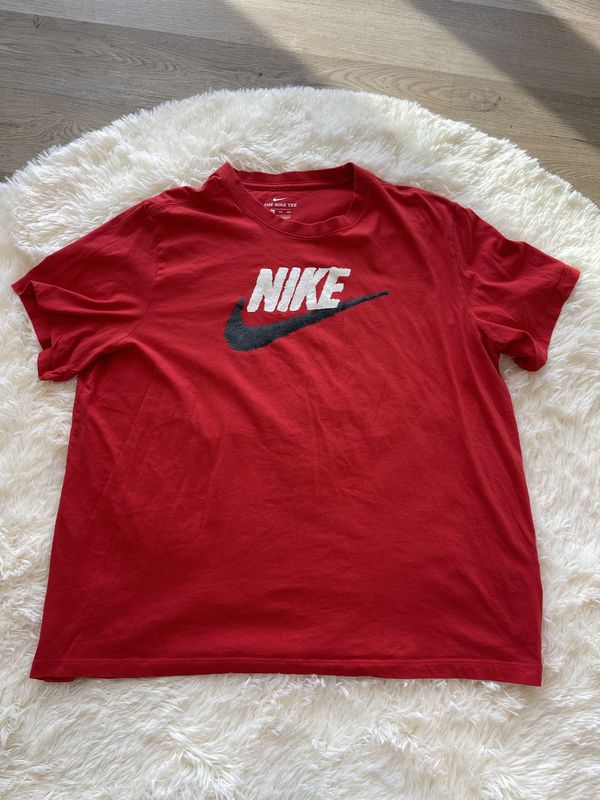 Boys Nike Black Swoosh Tee