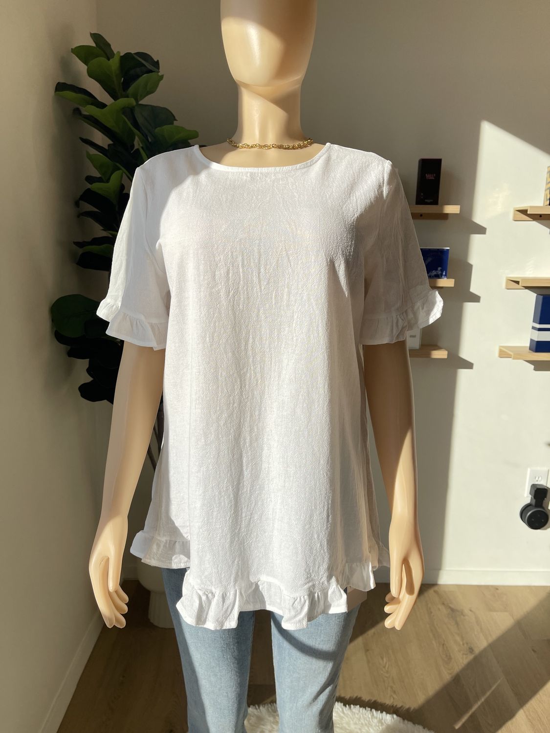 Faded Glory White Dress