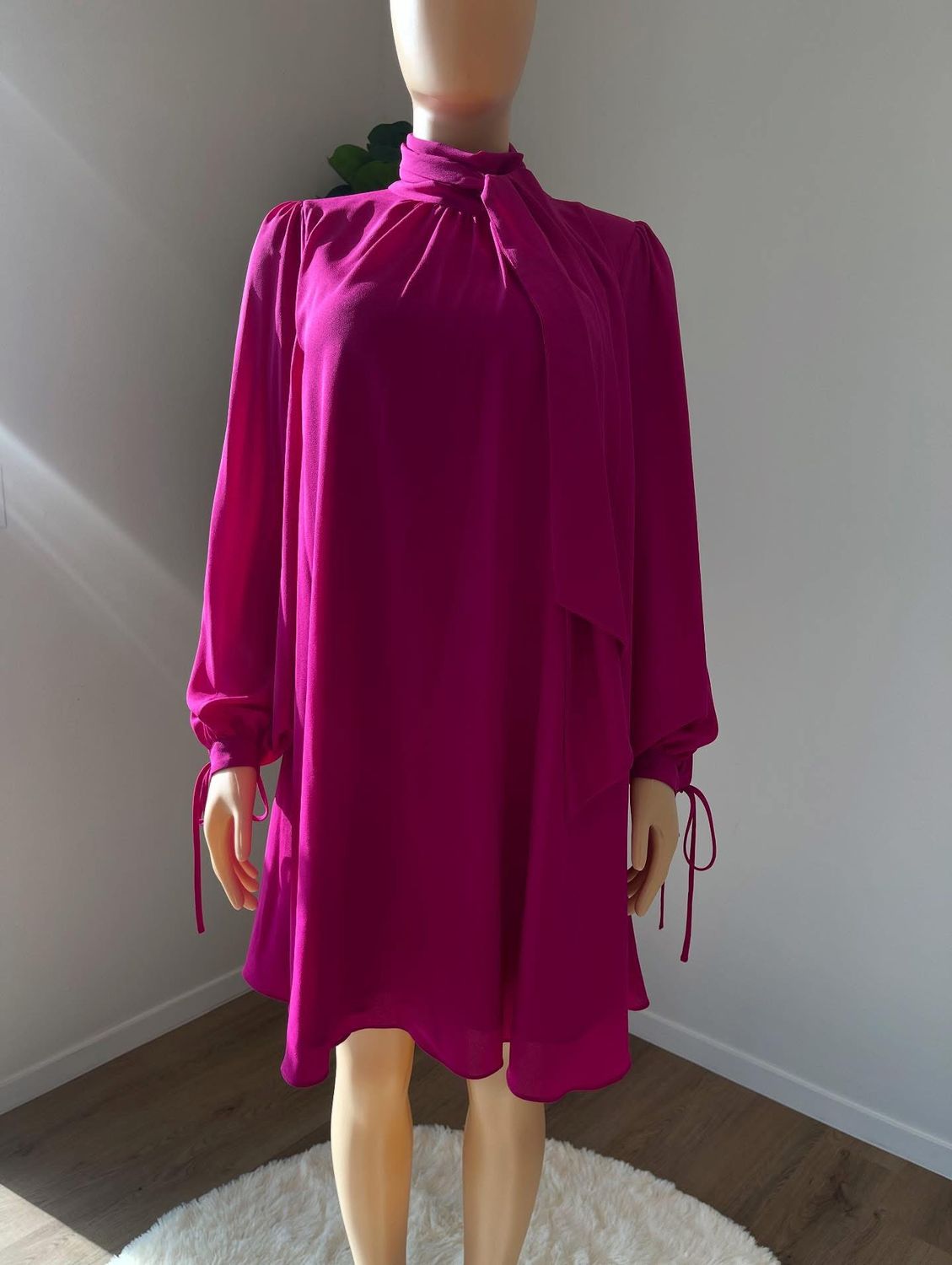 BelleBadgleyMischka pink dress