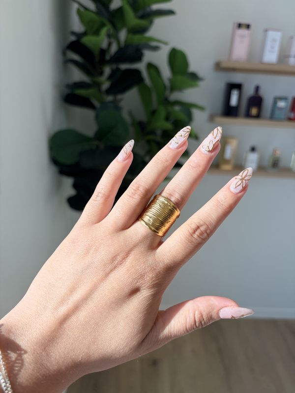 Gold Bar Ring