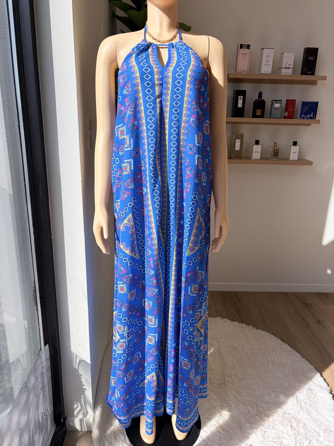 backless maxi dress