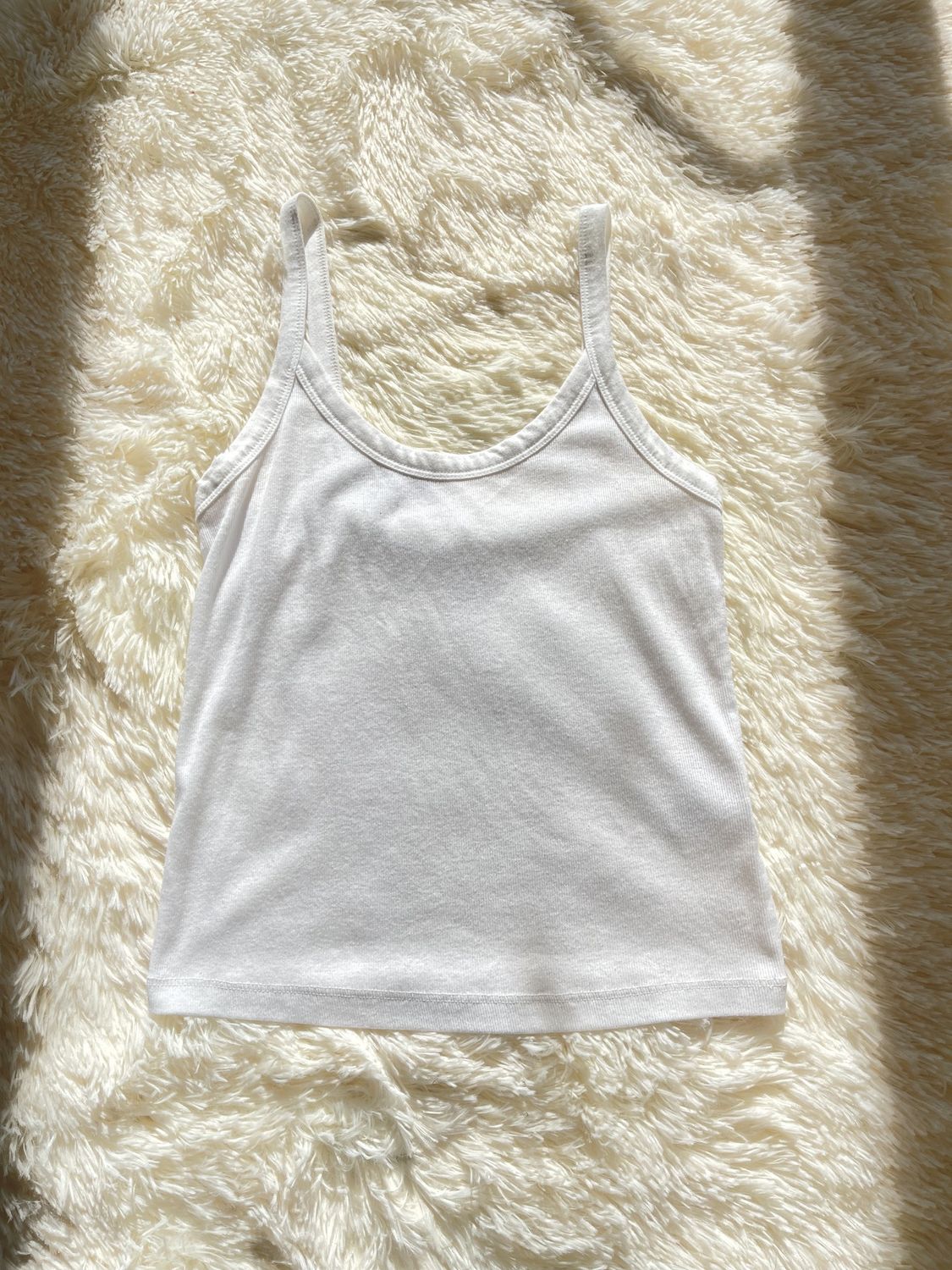 Slim fit White Tank top