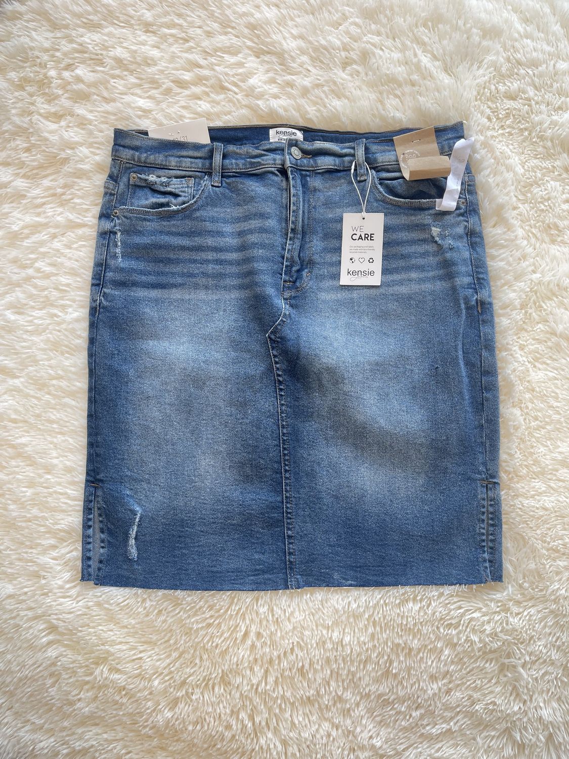 KENSIE Denim Skirt