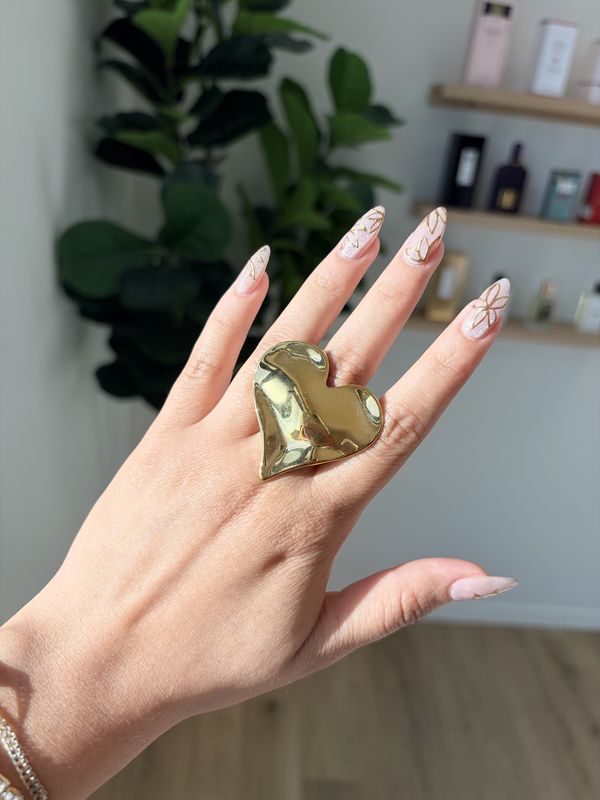 Gold Heart Ring