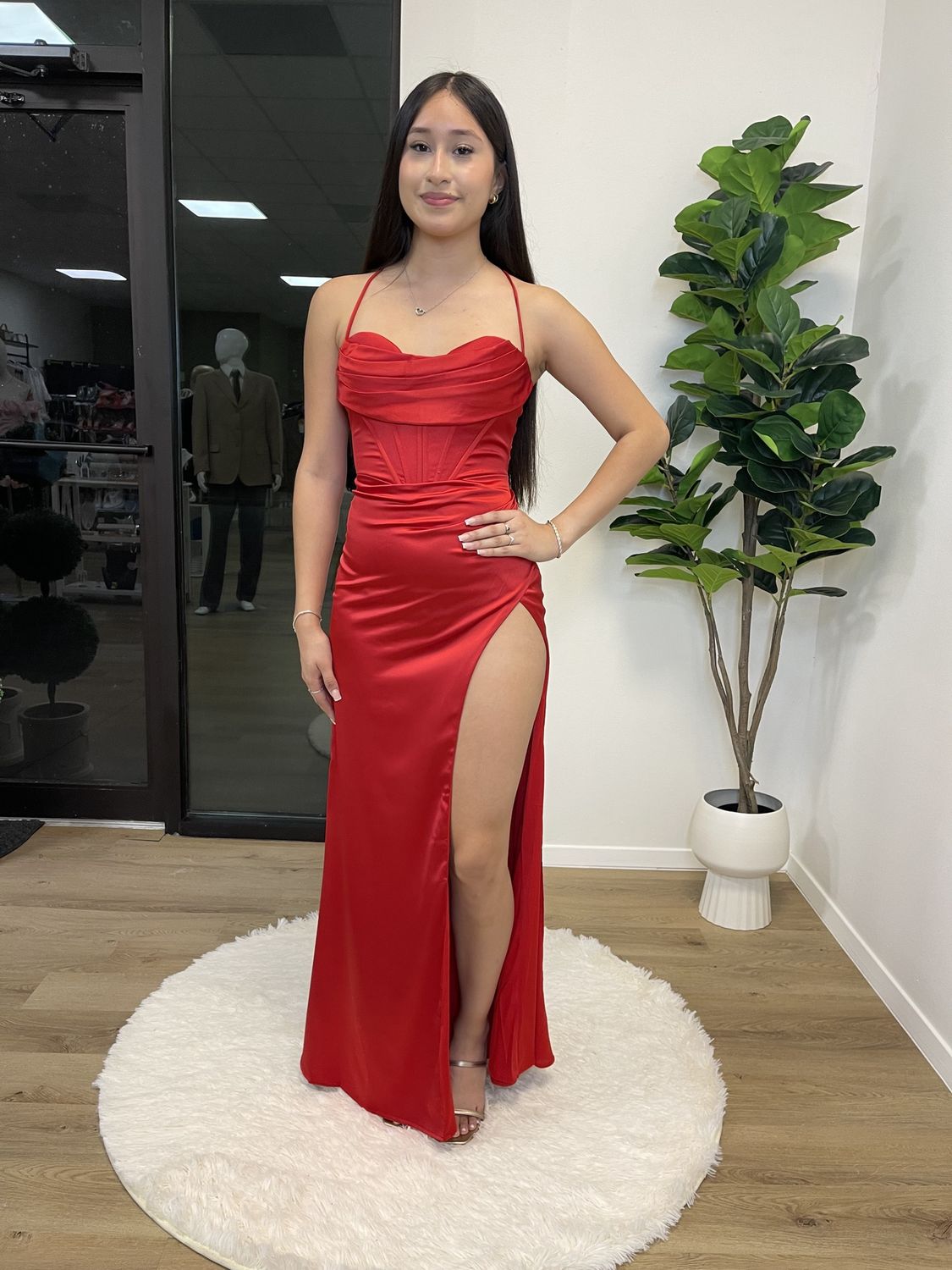 Yvette Gown Red