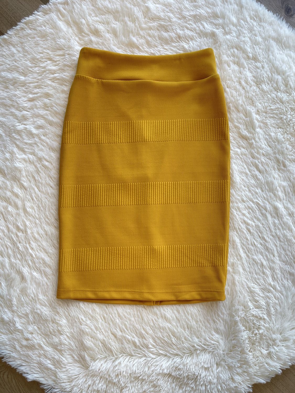 Yellow Midi Skirt