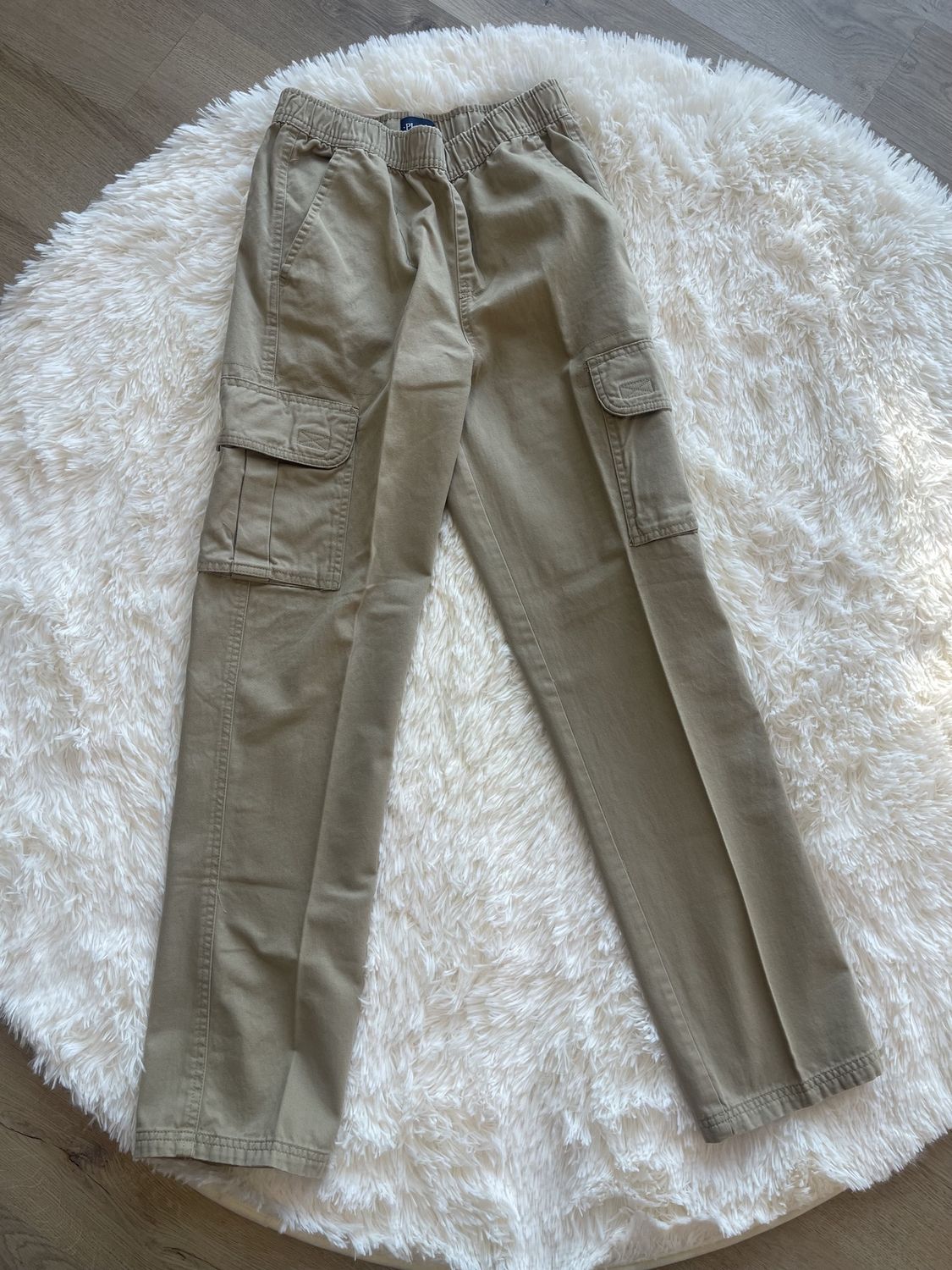 Boy Cargo Khaki Brown Pants