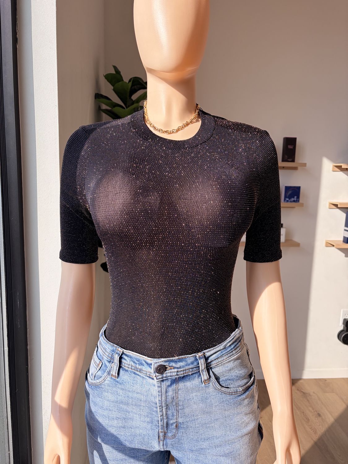 Gold Shimmer Bodysuit