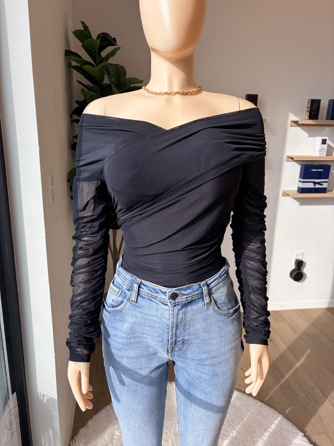 Off the shoulders Bodysuit