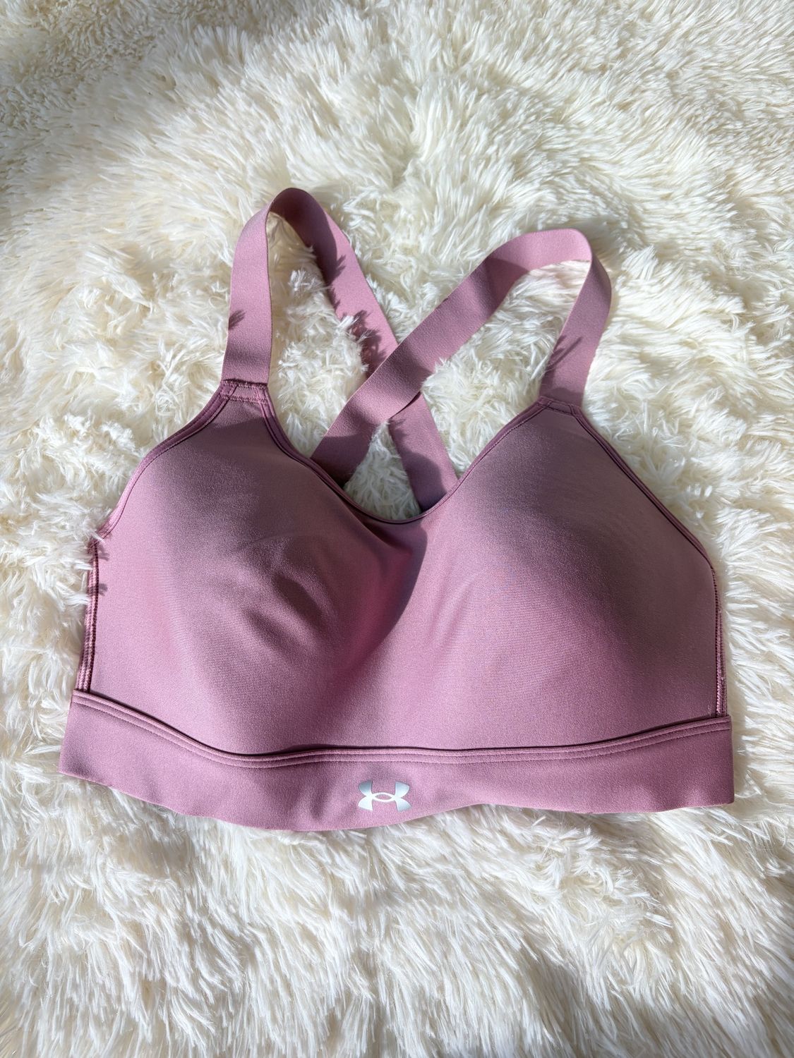 UA Dusty Pink Sport Bra