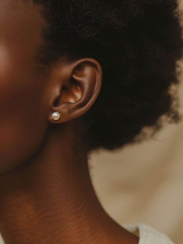 Pearl Stud Earrings