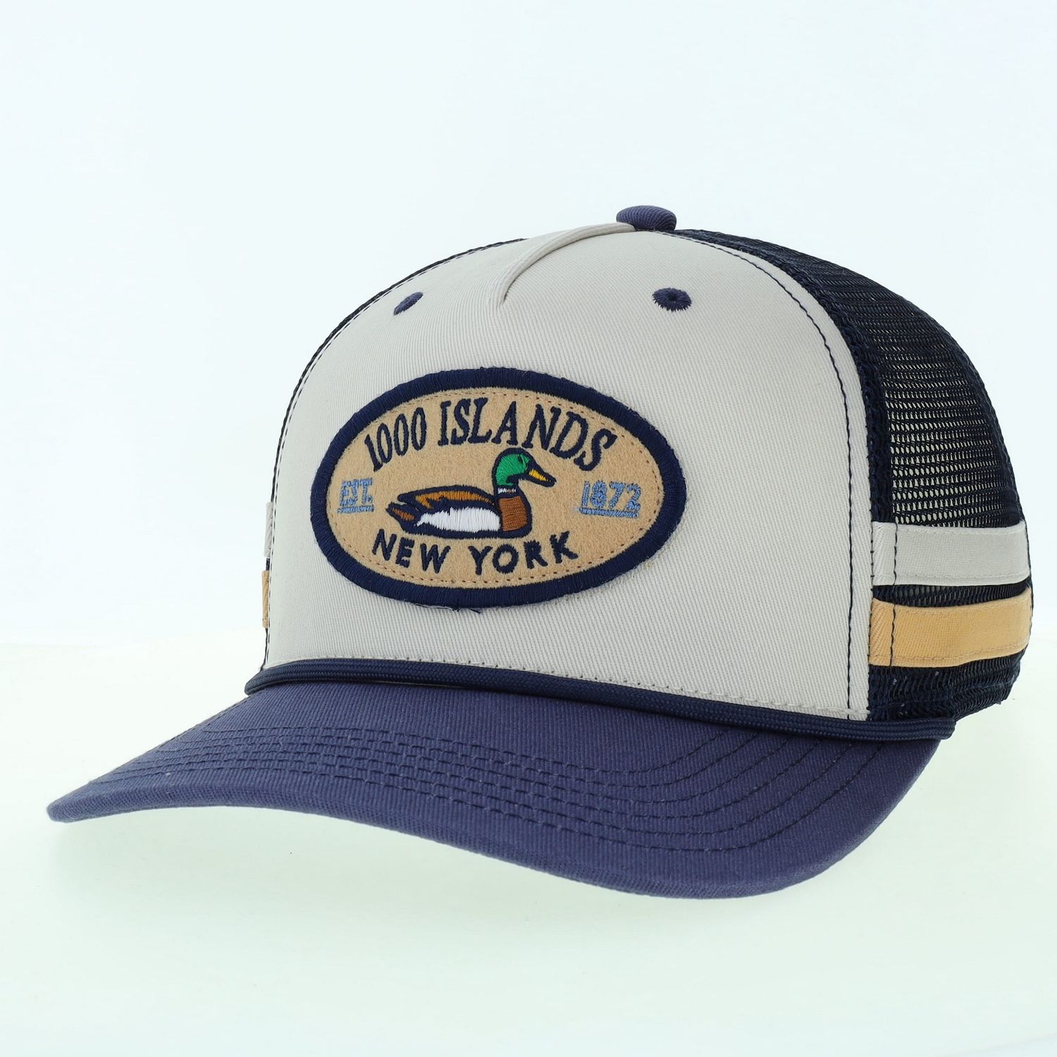 Bar Trucker Stone/Slate Blue