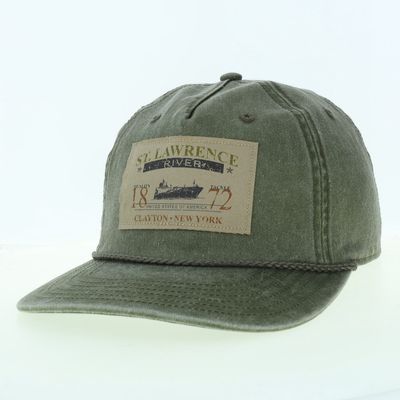 St. Lawrence Skully Snapback Olive