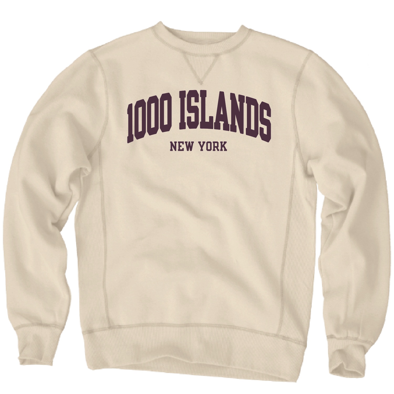 Arcade Font Crew, Color: Cappuccino, Size: Small