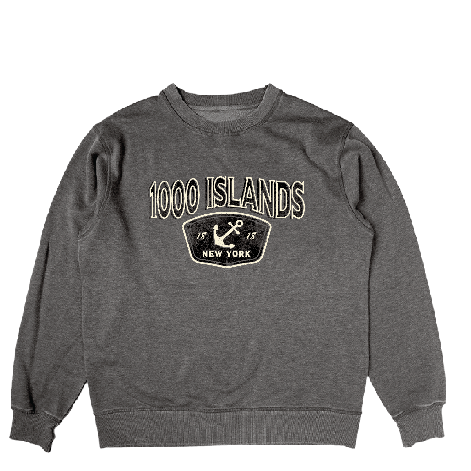 Urgency Anchor Crew, Color: Charcoal, Size: Small