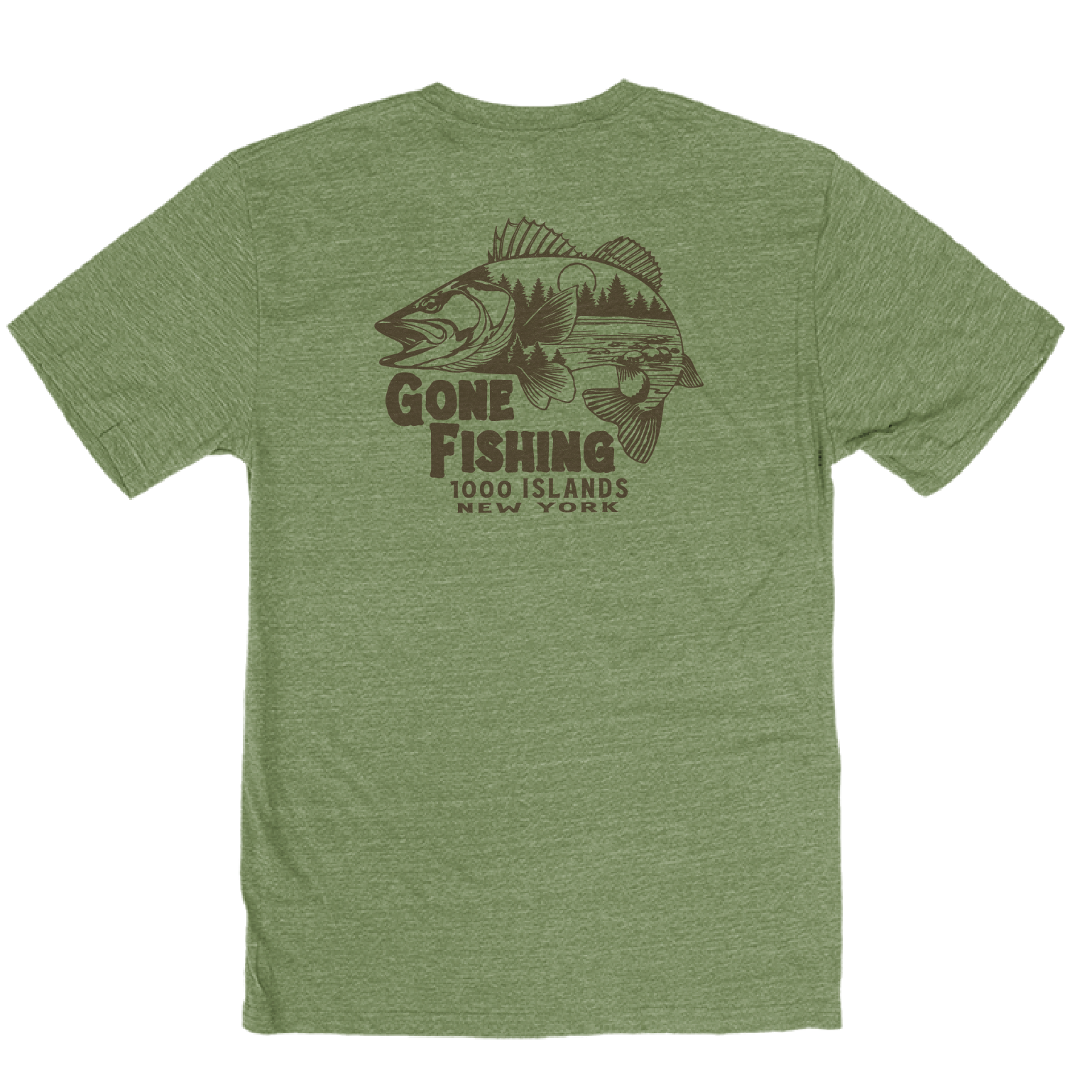 Twistertail Walleye SS, Color: Asparagus, Size: Small