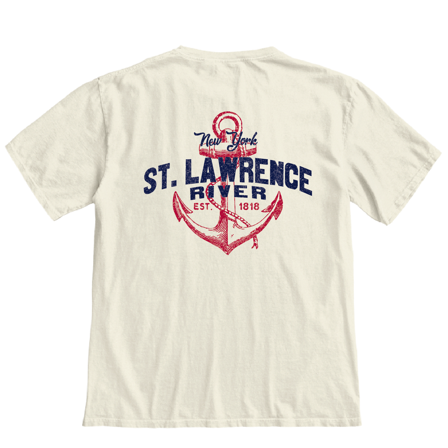 Clayshaw Anchor SS, Color: Ivory, Size: Small