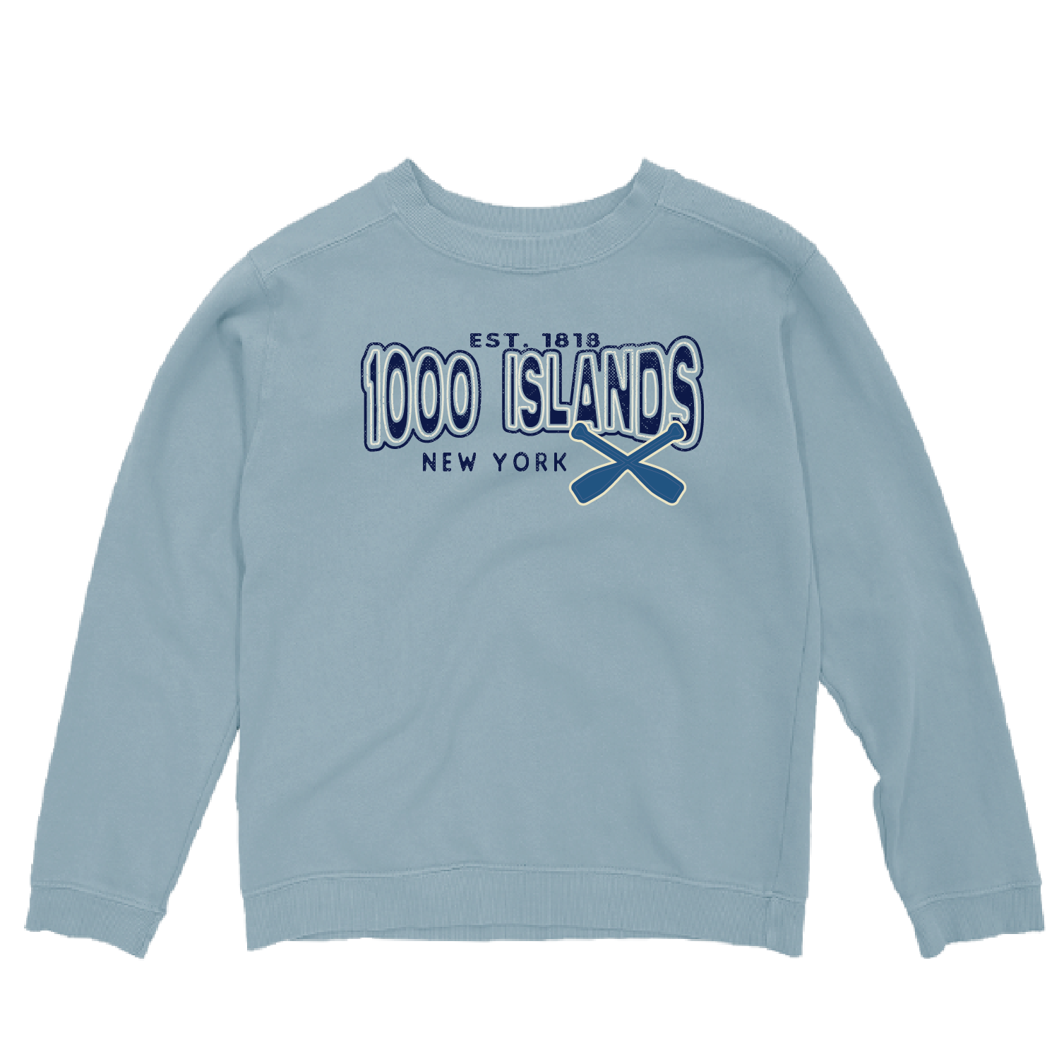 Tribiani Youth Crew, Color: Denim, Size: XS