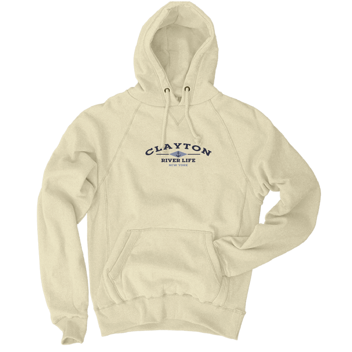 Up &amp; Over Anchor Hood, Color: Cappuccino, Size: Small