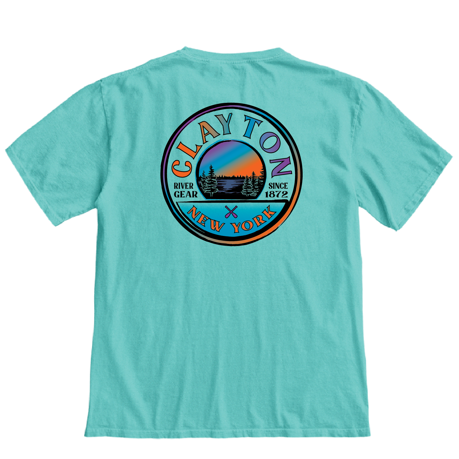 Geotrust Pines SS, Color: Caribbean, Size: Small