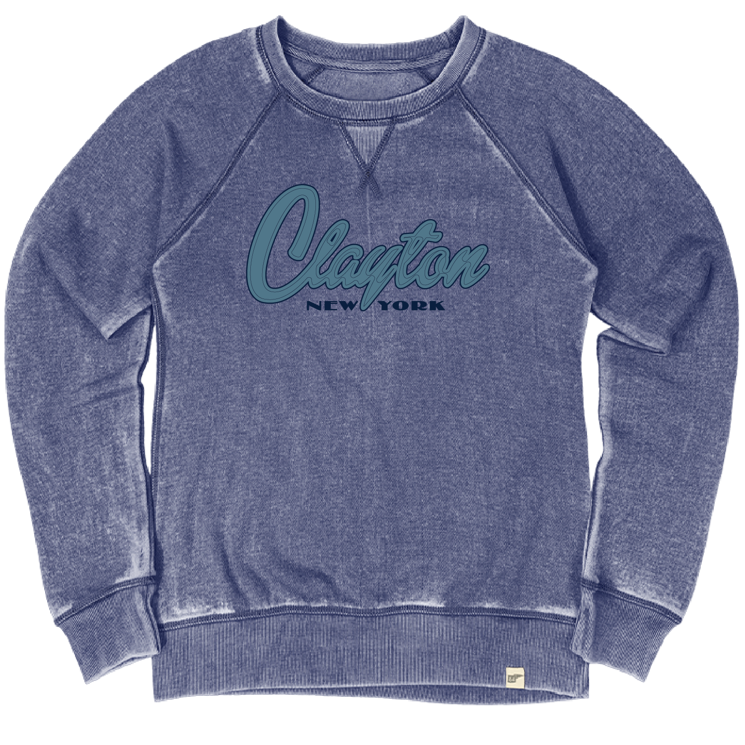 Contemplative Ladies Crew, Color: Iris, Size: Small