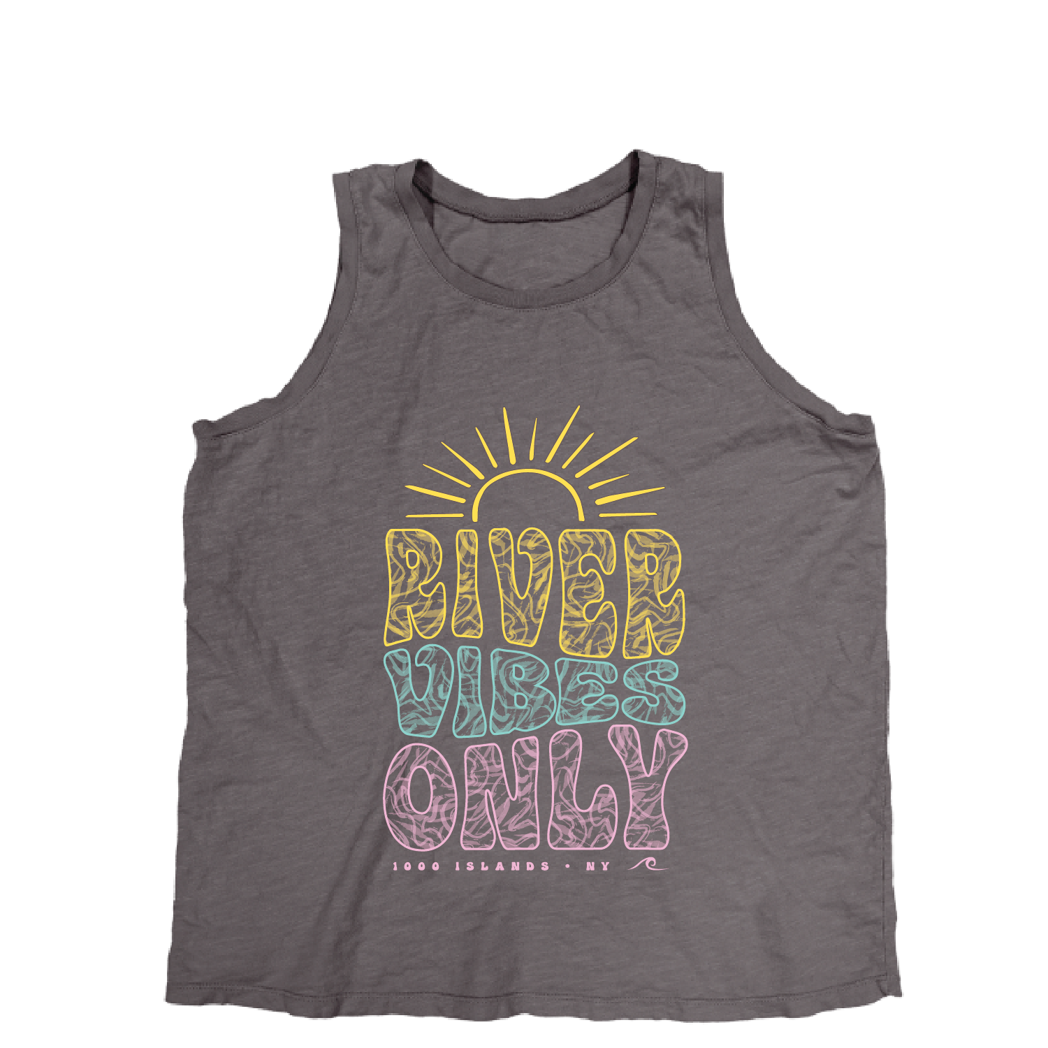 Stuffed Sun Ladies Tank, Color: Amethyst, Size: Small