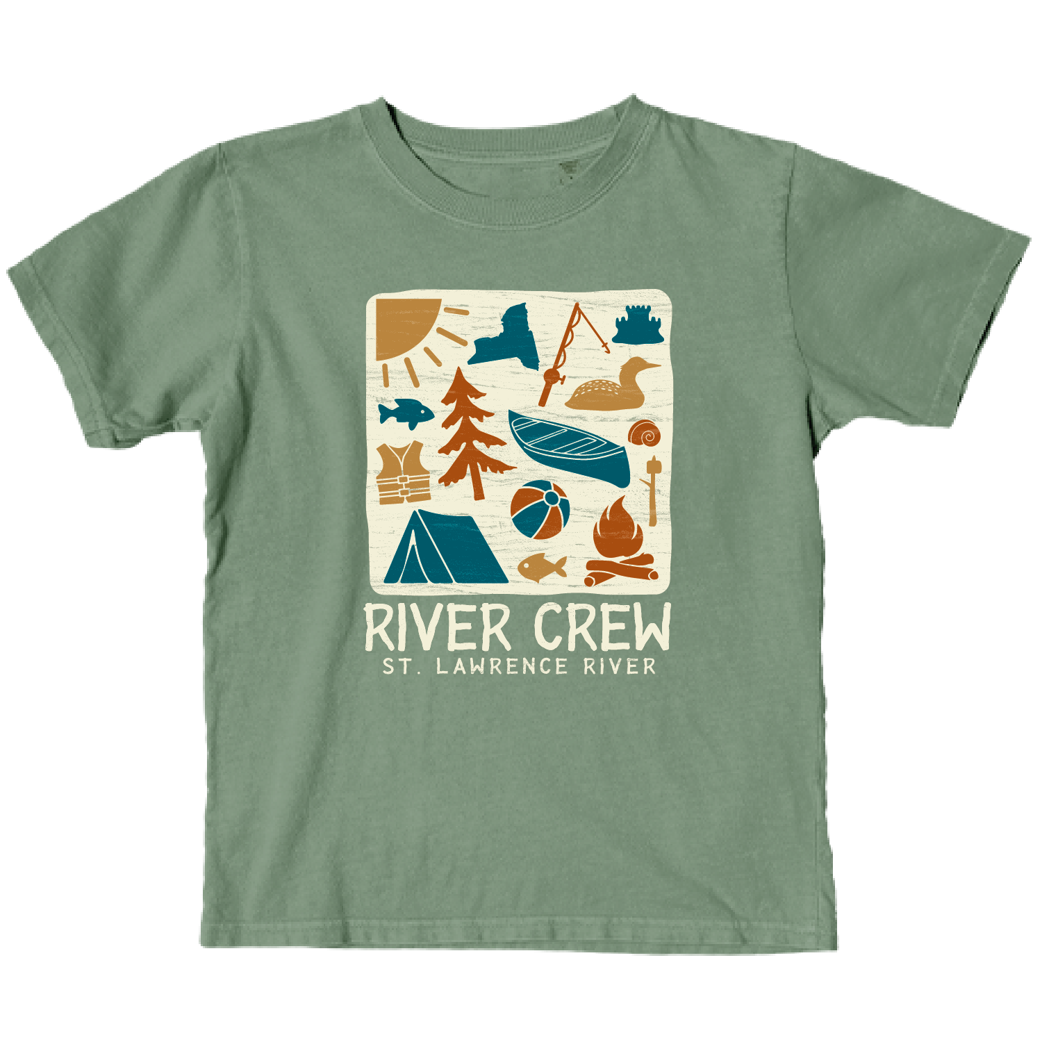 Cradlesong Youth SS, Color: Agave, Size: XS