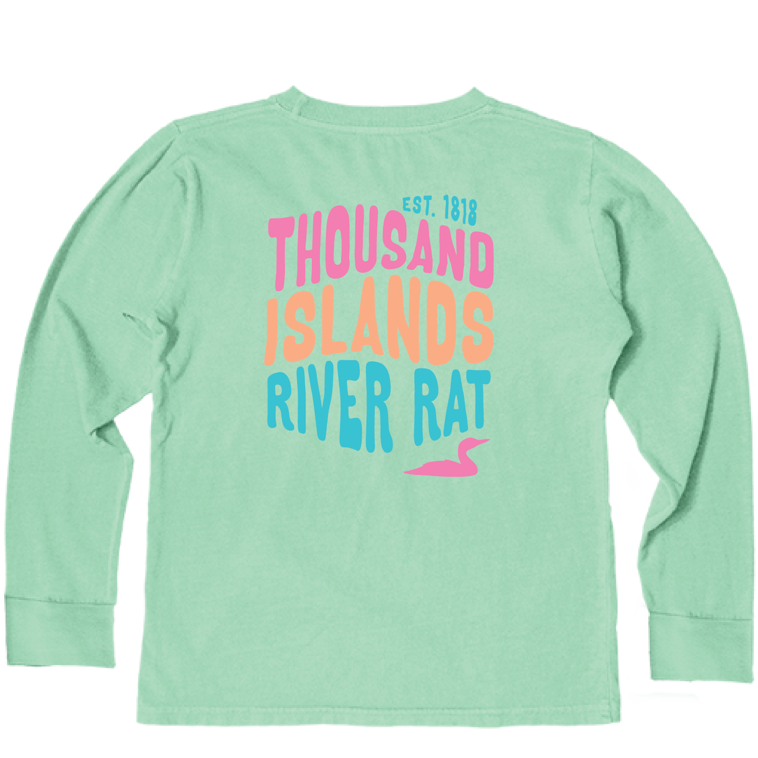 Cyclops Loon Youth LS, Color: Mint, Size: XS