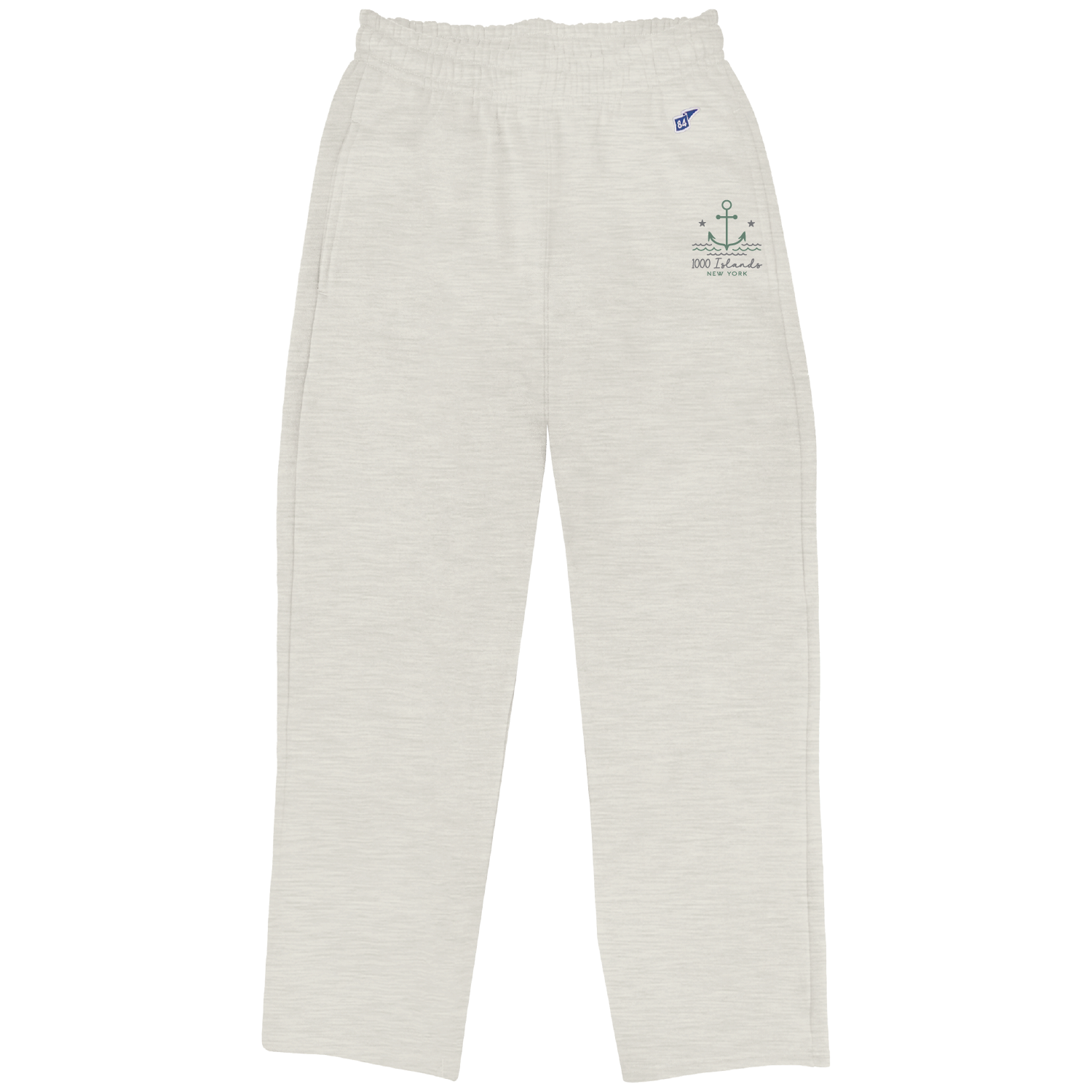 Zedline Anchor Open Hem Pant, Color: Oatmeal, Size: Small