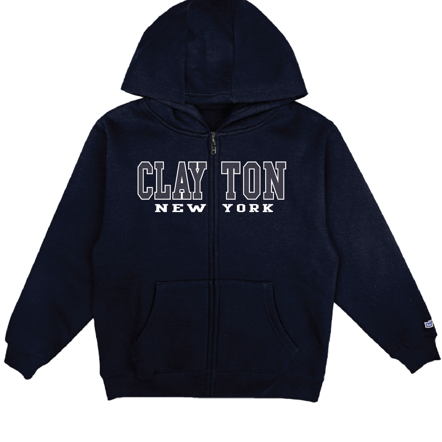 Open Court Youth FZ, Color: Navy, Size: XS