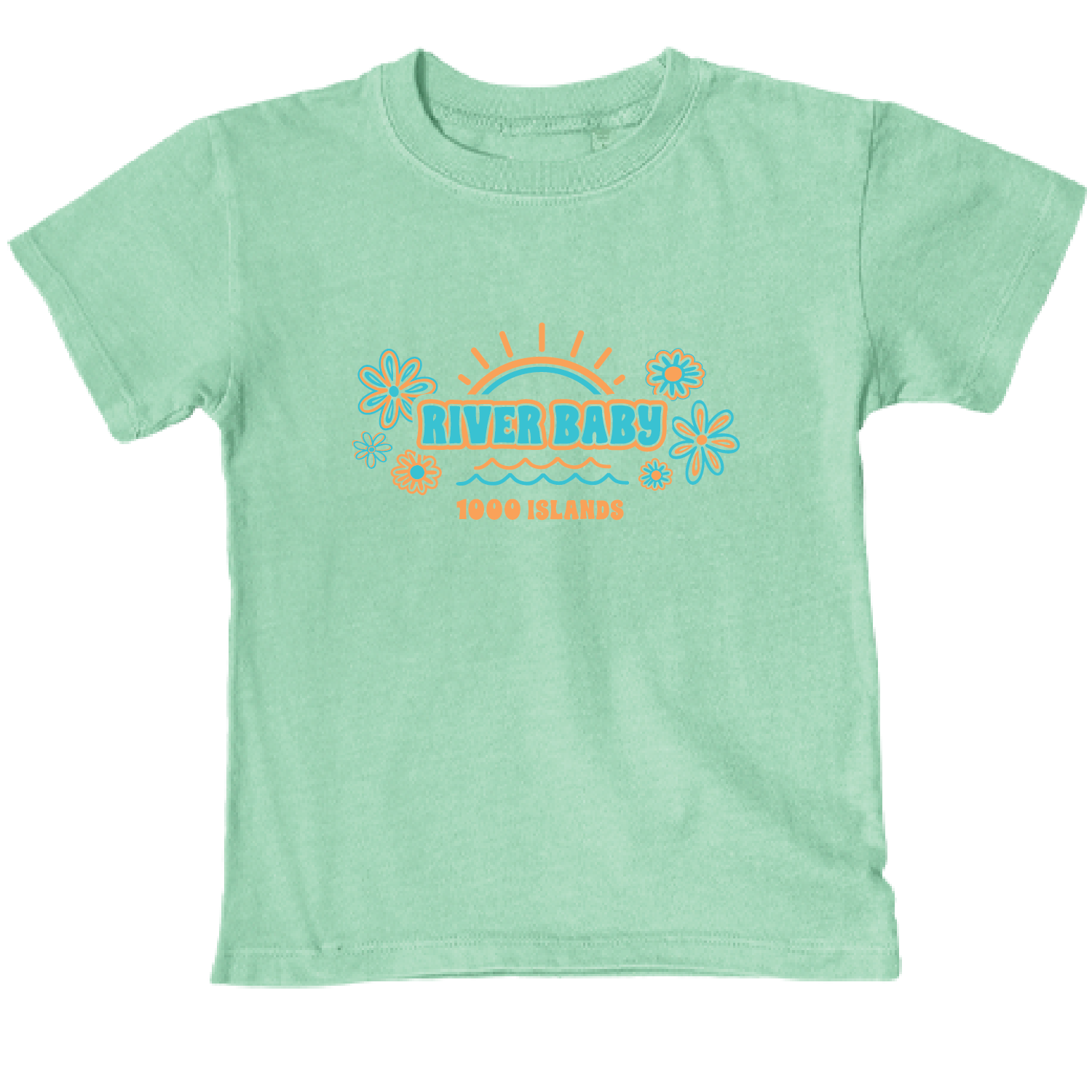 Sunasea Waves Toddler SS, Color: Mint, Size: 2T