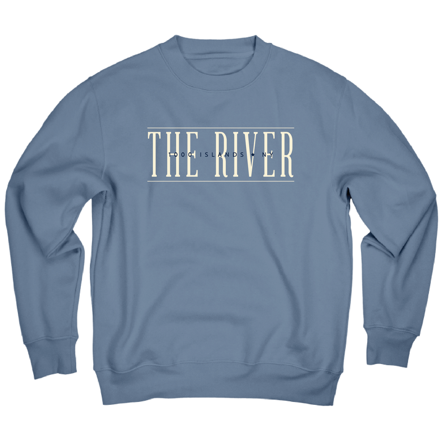 Psychic Font Crew, Color: Baltic, Size: 2X